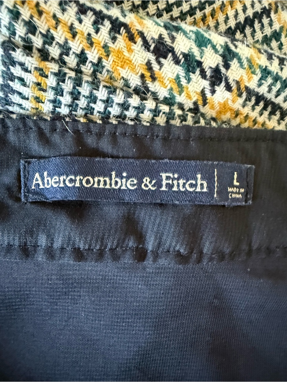 Abercrombie & Fitch Wool Blend A Line Skirt Sz L - Picture 2 of 9